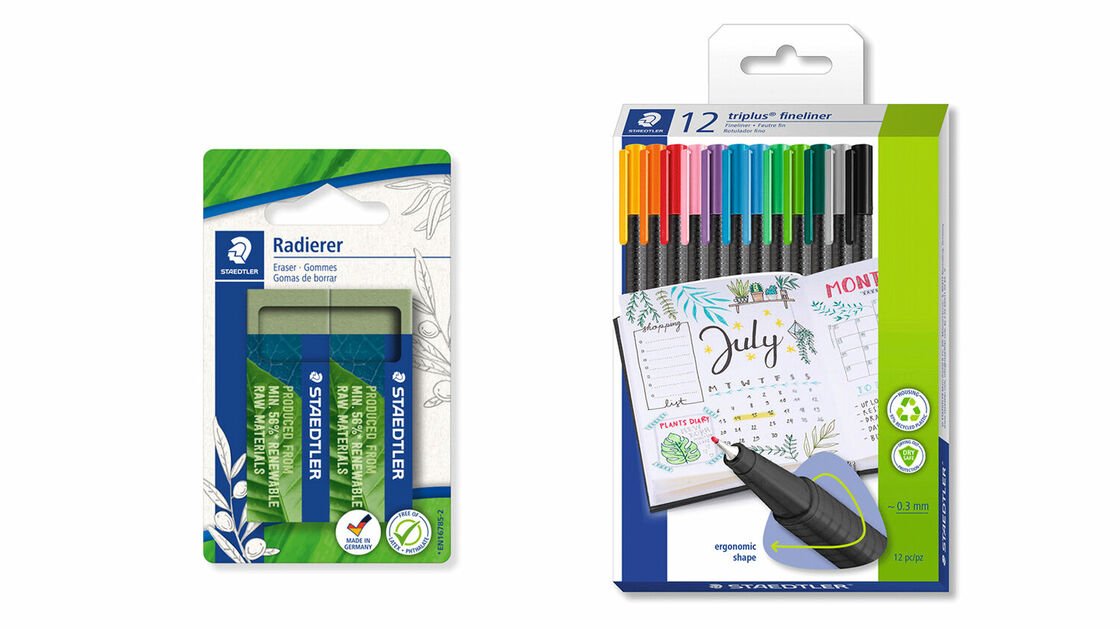 Recycling, upcycling, conserving resources: STAEDTLER makes its products even more sustainable