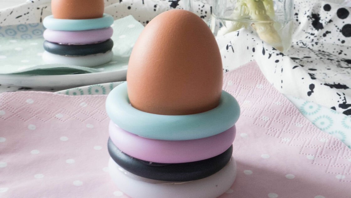 FIMO egg cups FIMO egg cups