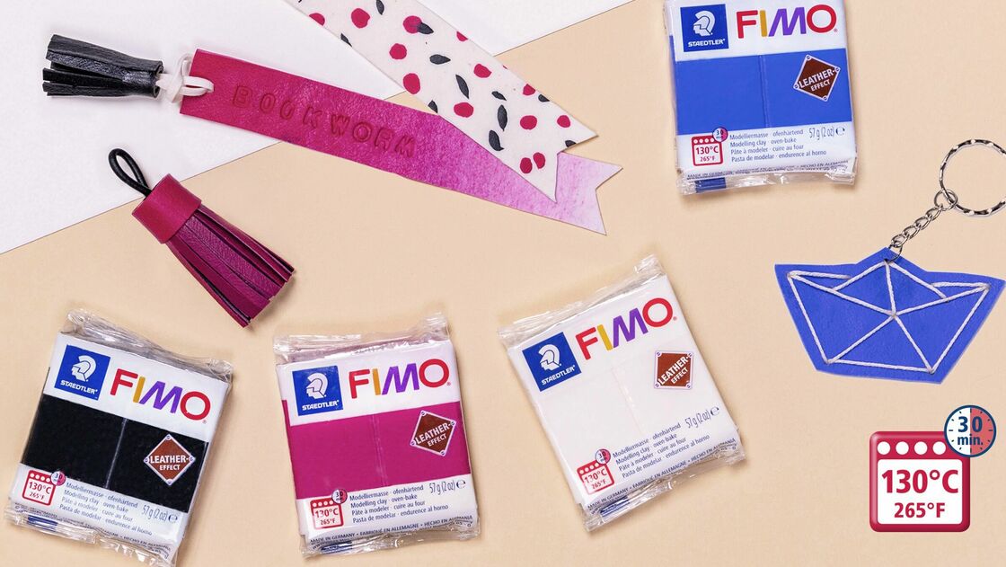 Consejos generales para trabajar con FIMO leather-effect