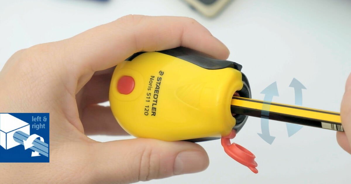 How to use the Noris 511 120 tub sharpener STAEDTLER