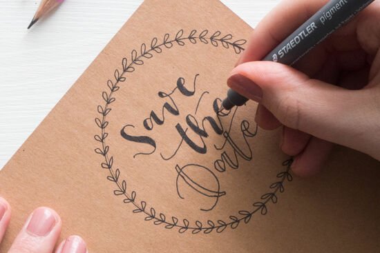 How To Do Hand Lettering WIth Chisel TIp Marker Step By Step Turial