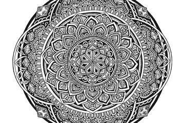 Mandala Para Colorir Grátis Modelo