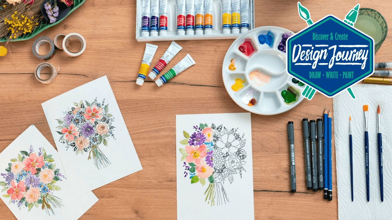 3 Watercolor Texture Tricks Using Brush Pens 