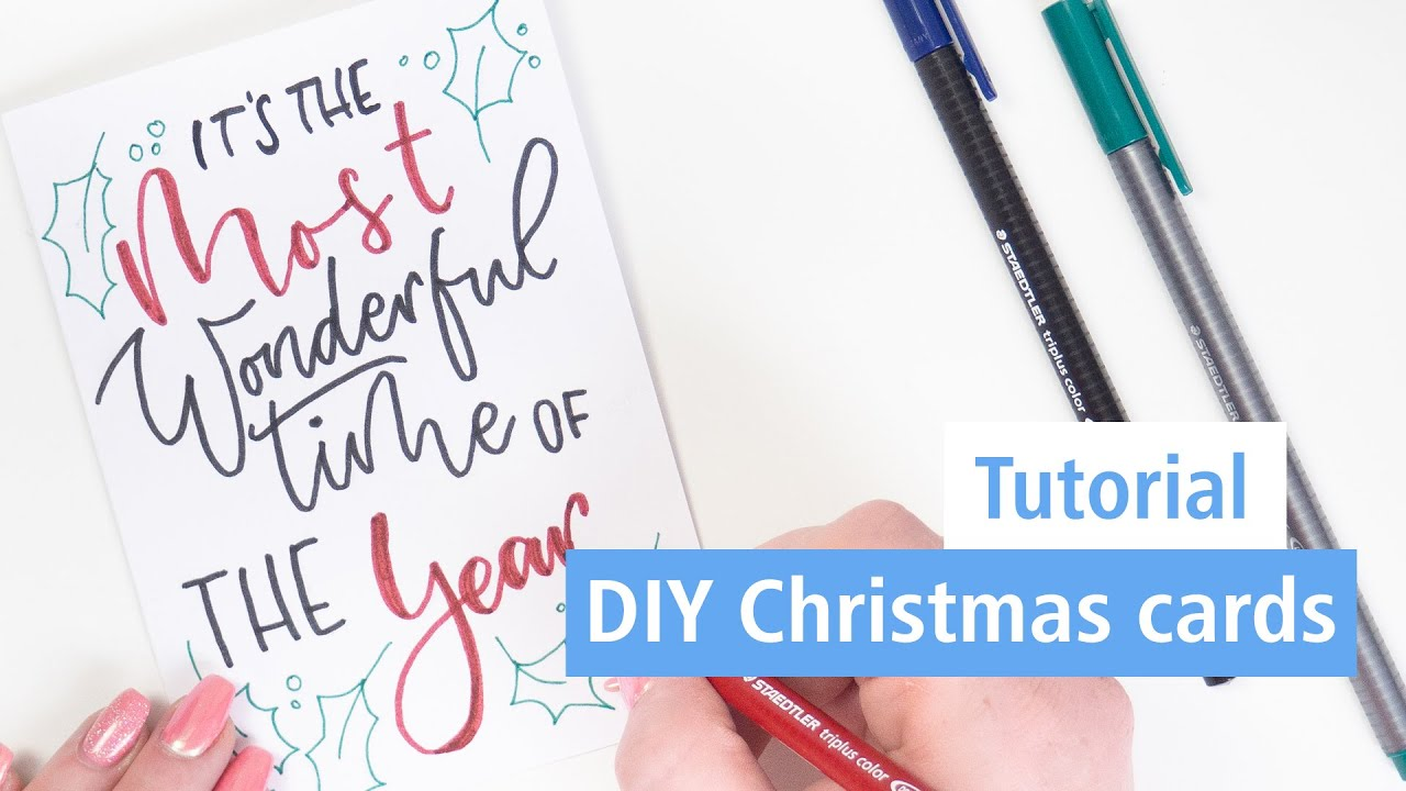 DIY Christmas cards | STAEDTLER