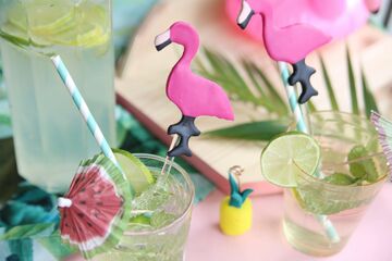 Flamingo-Cocktailstäbchen 