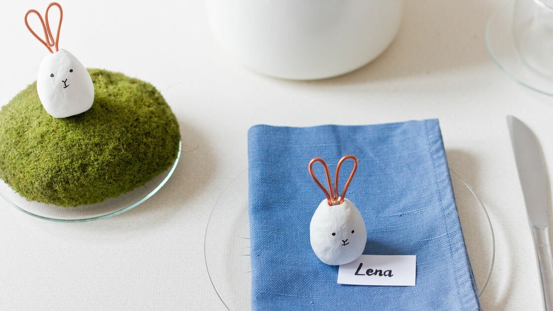 DIY FIMOair Egg bunnies
