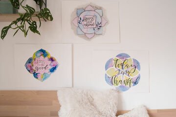 Design your own mantra poster