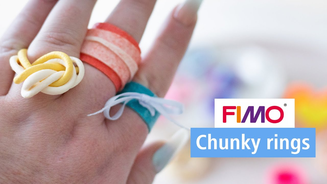 Fimo rings hotsell