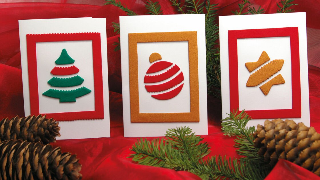 Cartes postales de Noël en FIMO