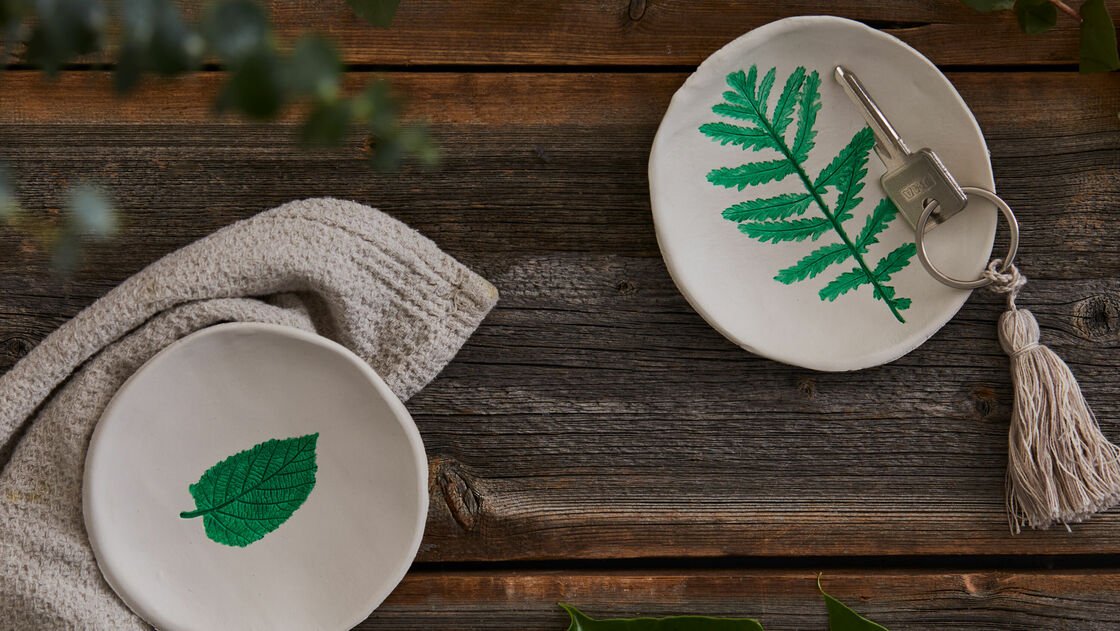 FIMOair leaf bowl - Biophilic design