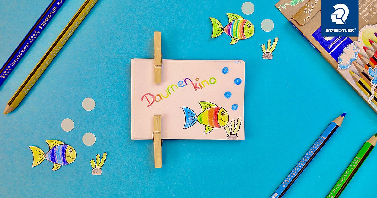 Handicraft idea for kids - flip book