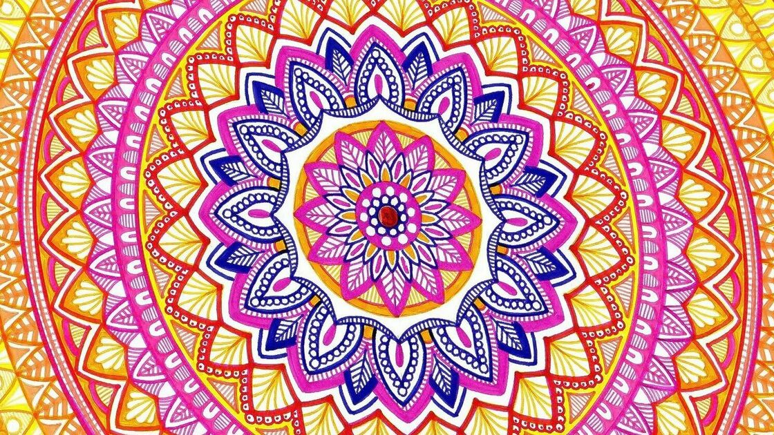 Magic Motifs - Mandala colouring templates to print out and colour in