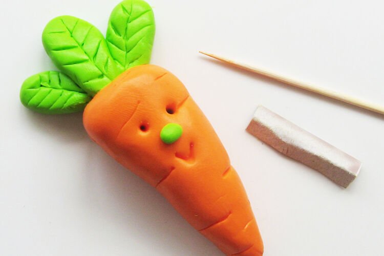 Fimo Kids Funny Carrots 