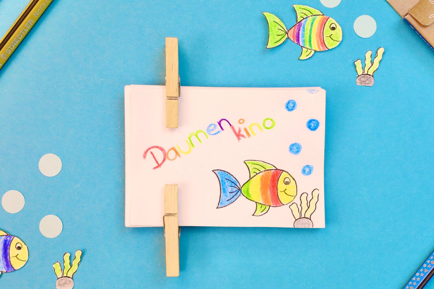 Handicraft idea for kids - flip book | STAEDTLER