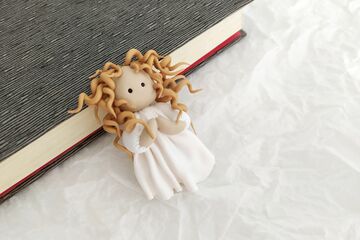 Mini Angel made from FIMO