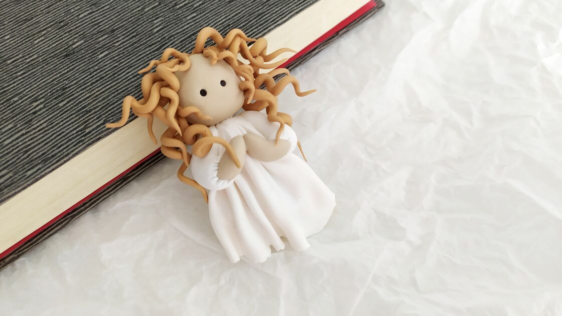 Mini Angel made from FIMO