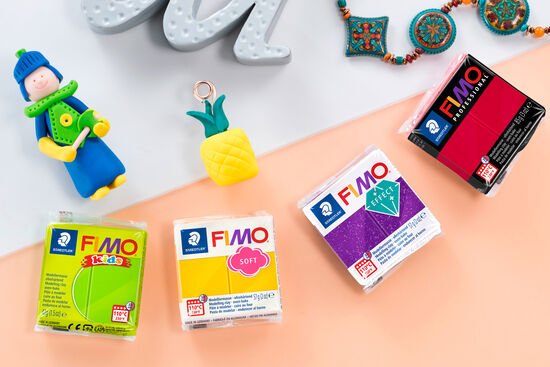 La amplia variedad de pastas para modelar FIMO