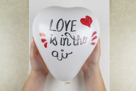 DIY Coeur en ballons pour la saint-valentin 