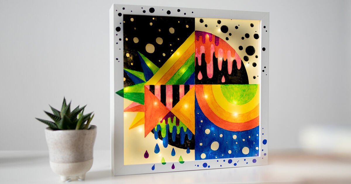 DIY-lightbox with a street art look | STAEDTLER