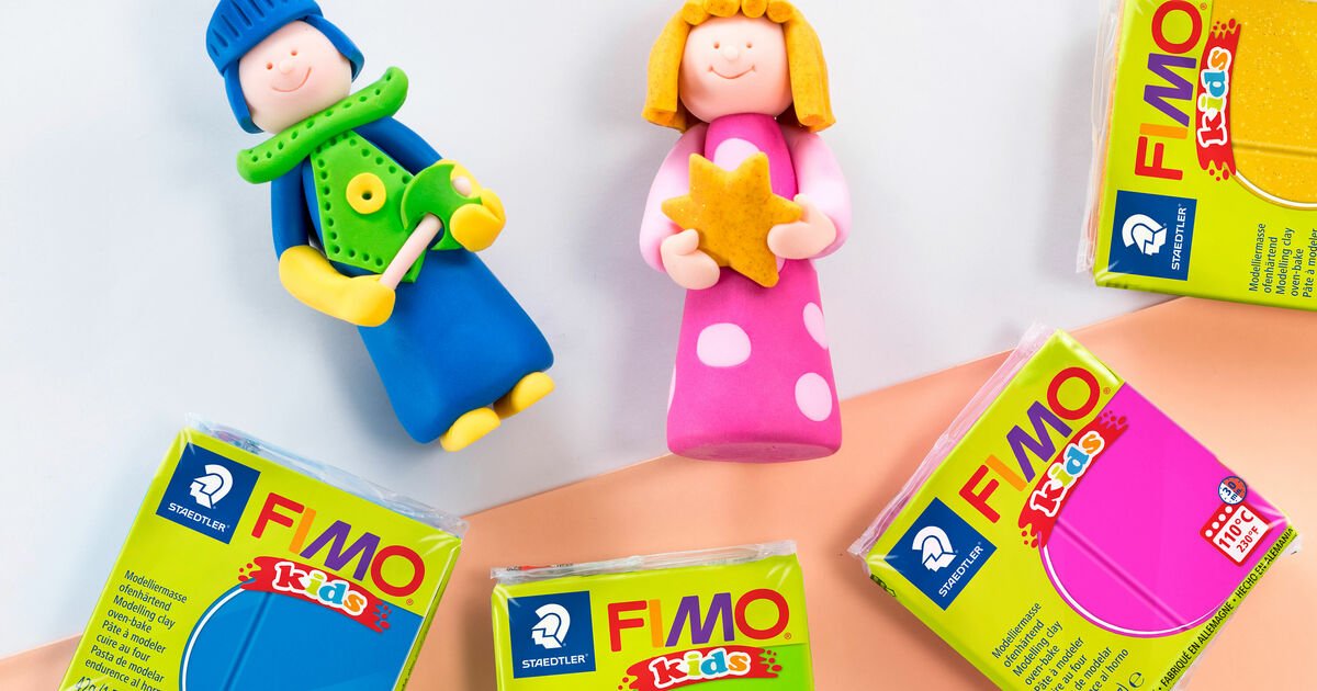 STAEDTLER FIMO® kids Modelliermasse Knete colour Pack basic 
