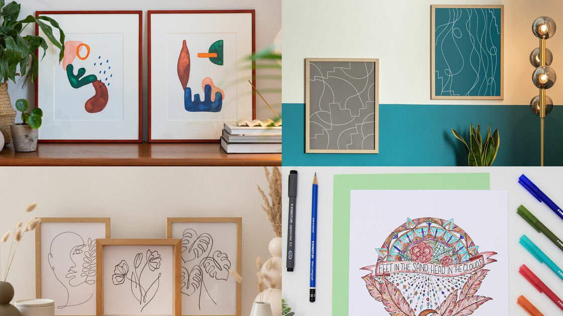DIY Boho painting: Create your own abstract art