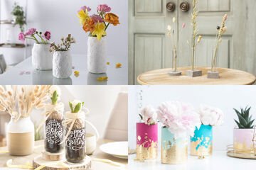Make your own DIY vase: creative ideas & tutorials