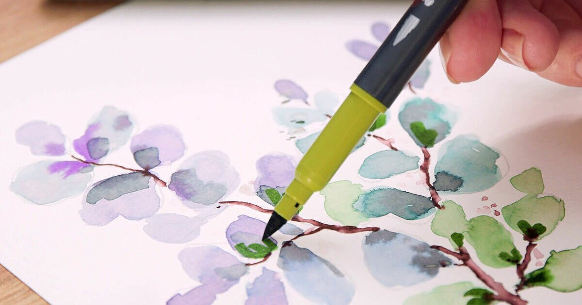 How to: get the most out of watercolour markers