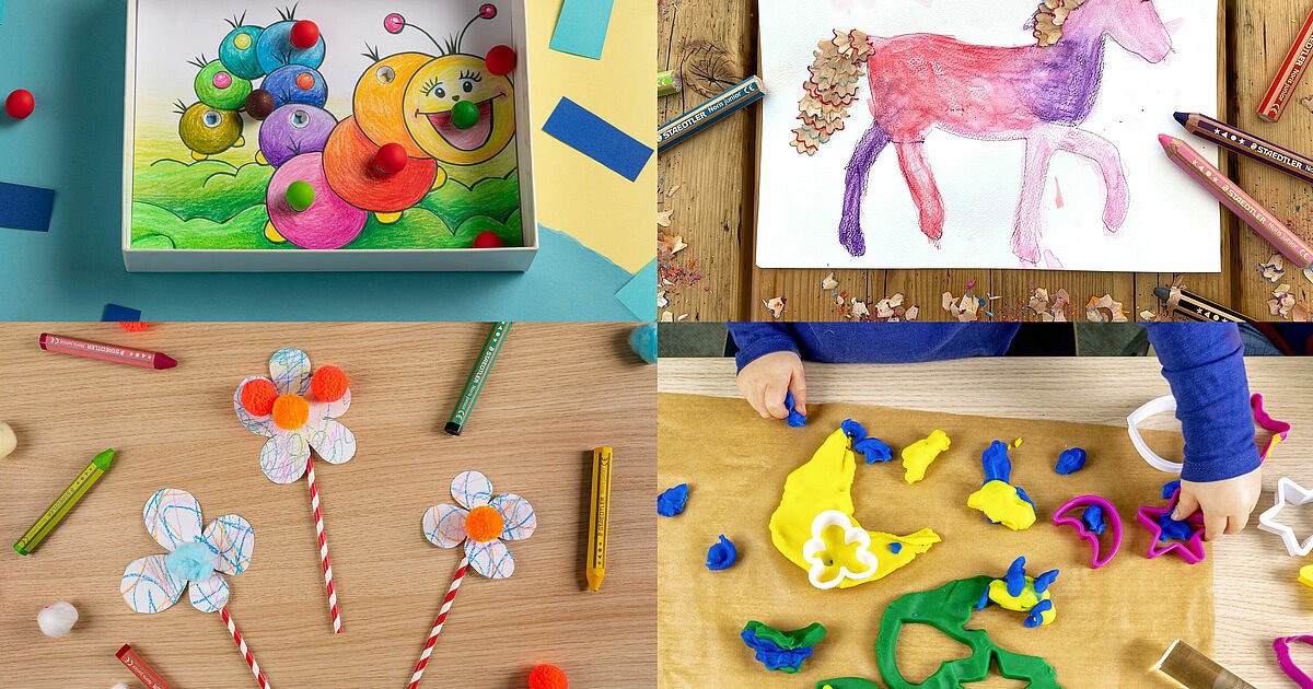 Creative activities for children - colouring, handicrafts, games