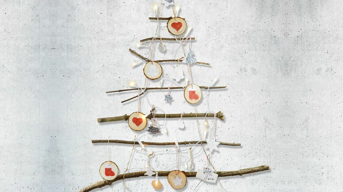  Muy bonito para colgar – árbol de Navidad creativo