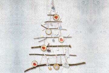 Árvore de Natal criativa para pendurar