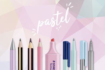Gamme pastel - Crayons, marqueurs et accessoires aux couleurs pastels