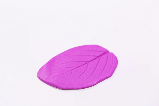 FIMO - Adding texture with a leaf