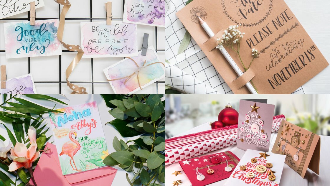 Get creative and make your own cards: crafting inspiration and instructions