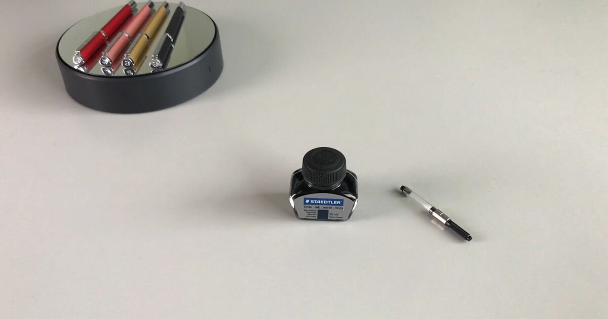 How to refill STAEDTLER triplus 474 fountain pen STAEDTLER