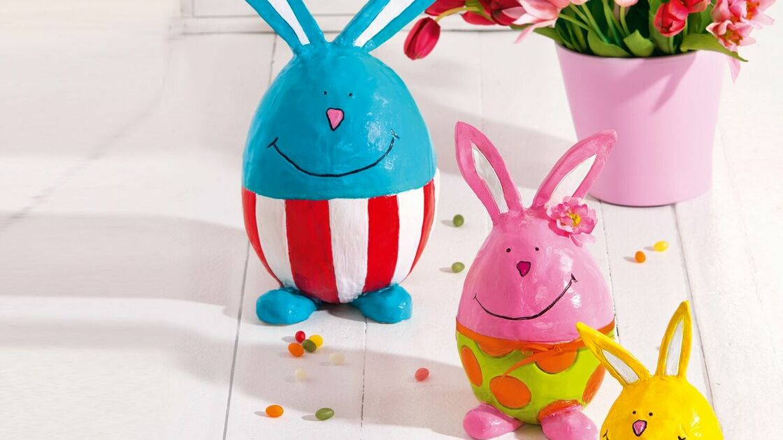 DIY FIMO Easter bunnies DIY FIMO Easter bunnies