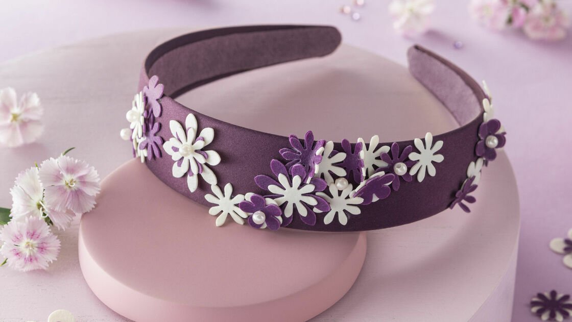 FIMO leather-effect Alice band
