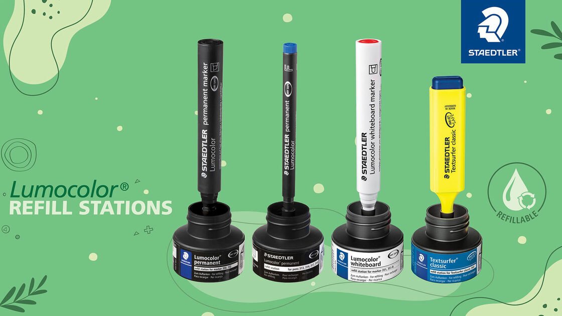 STAEDTLER refill stations - simple and easy to use