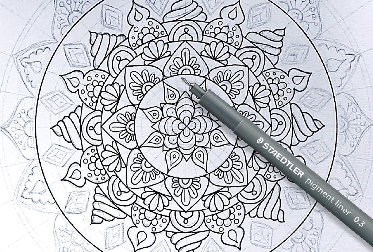 Simple Islamic Mandala Vector, Man Drawing, Mandala Drawing, Mandala Sketch  PNG and Vector with Transparent Background for Free Download