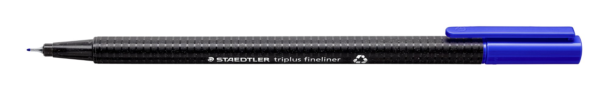 STAEDTLER Triplus Fineliner Pens - 0.3mm Metal Tip, 4 Color Set, Made In Germany