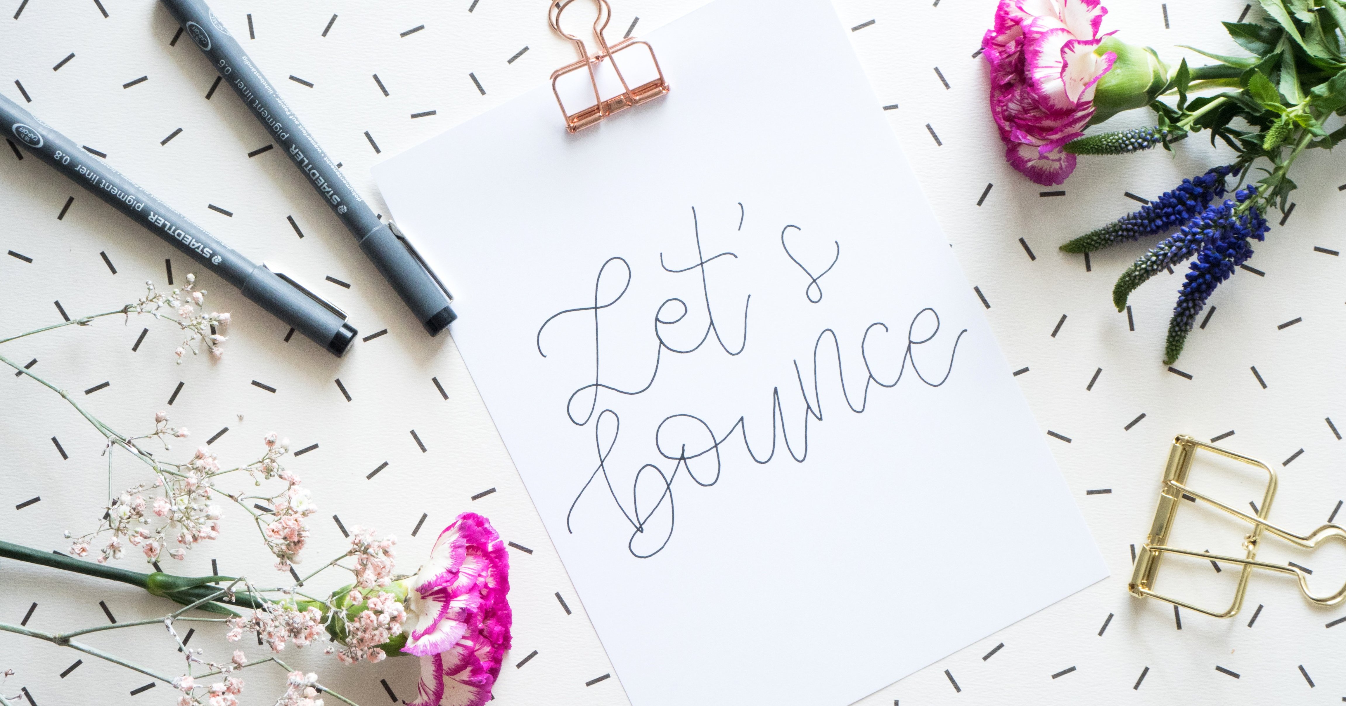 Hand Lettering - Bounce Lettering | STAEDTLER