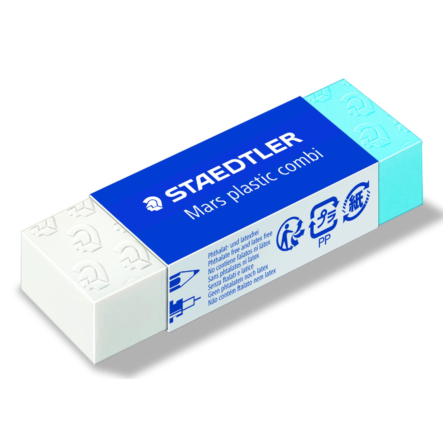 Gomas De Borrar Staedtler Mars Plastic - 6 Unidades, Sin Ftalatos Ni Látex