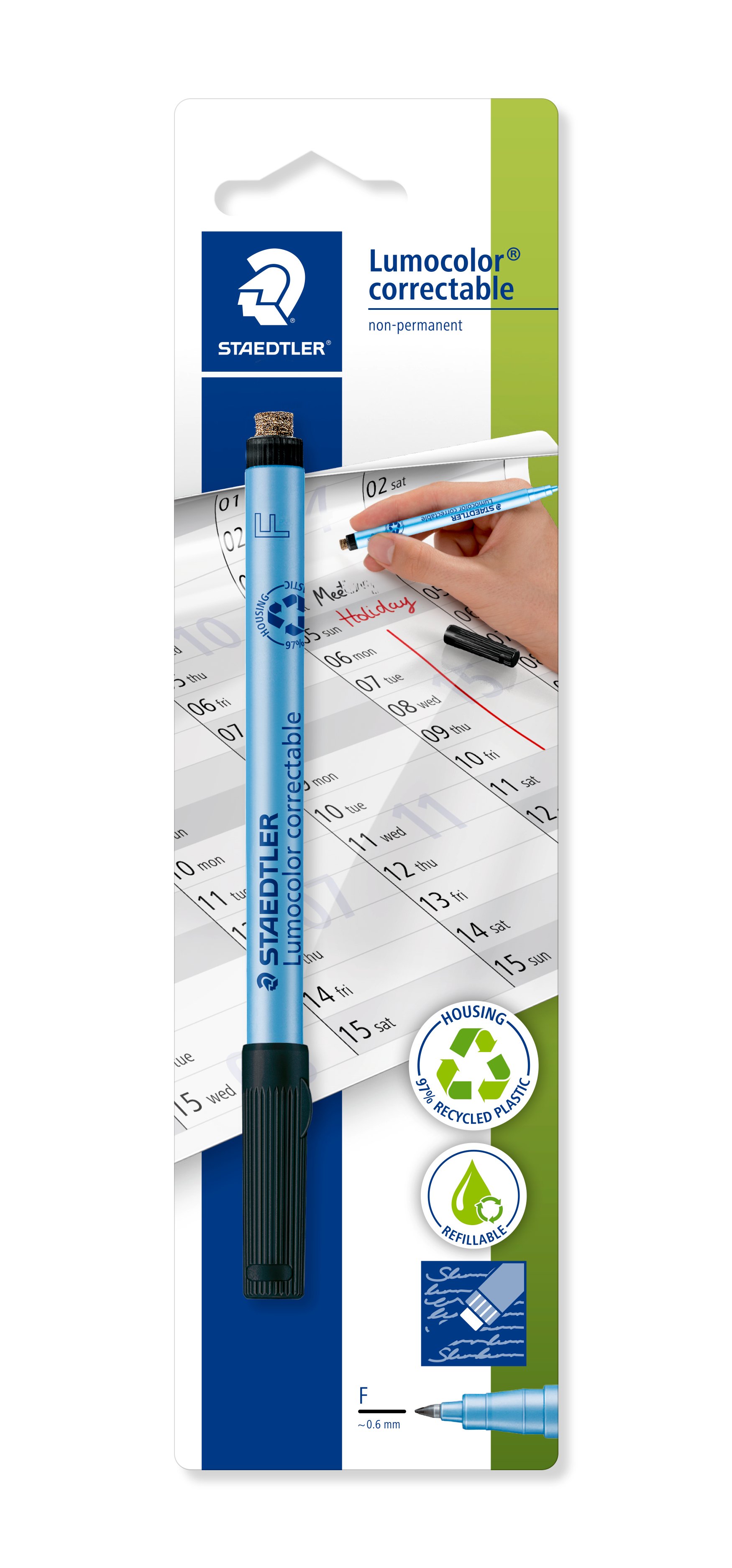 Correctable Markers Lumocolor Correctable Refill Staedtler