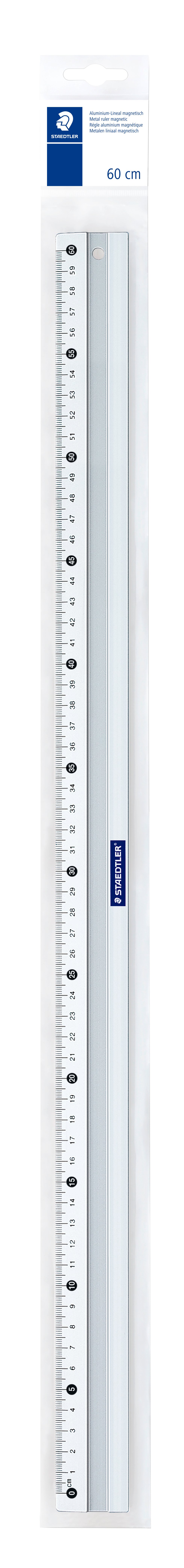 STAEDTLER Lneal Mars 563, Länge 60 Cm, Alumnum, Magnetsch