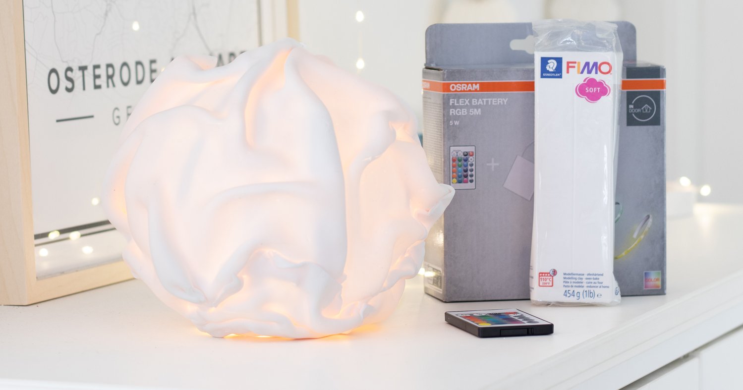 Fabric-effect lamp with FIMO | STAEDTLER