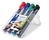 STAEDTLER box containing 4 Lumocolor permanent marker in assorted colours