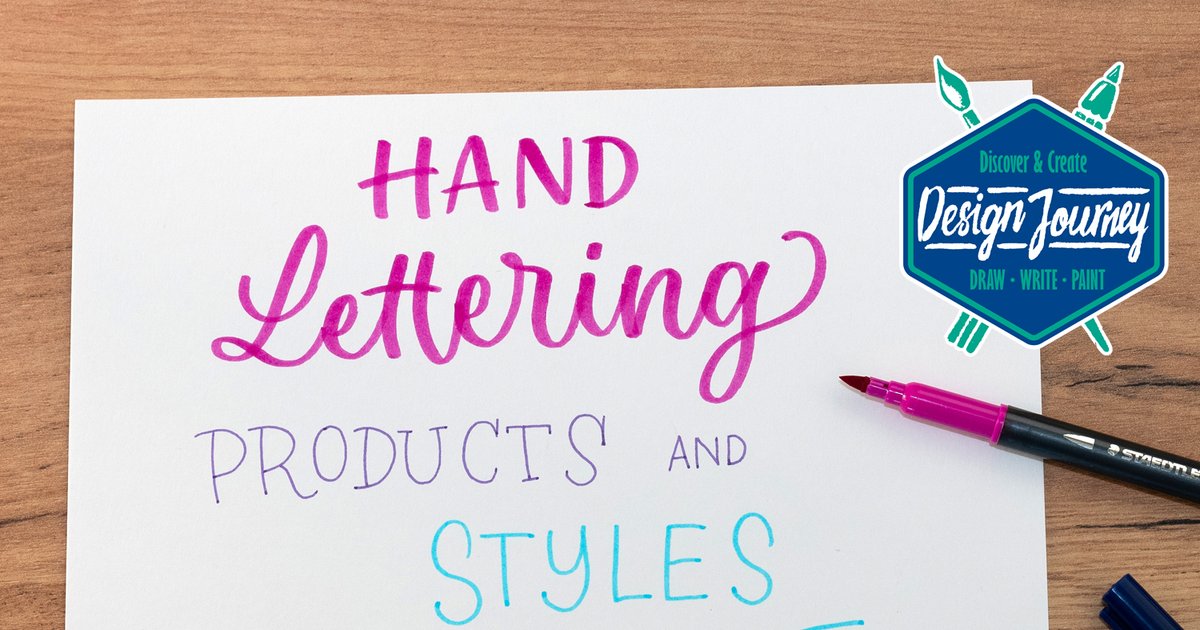 Hand lettering materials & techniques – for beginners & advanced users ...