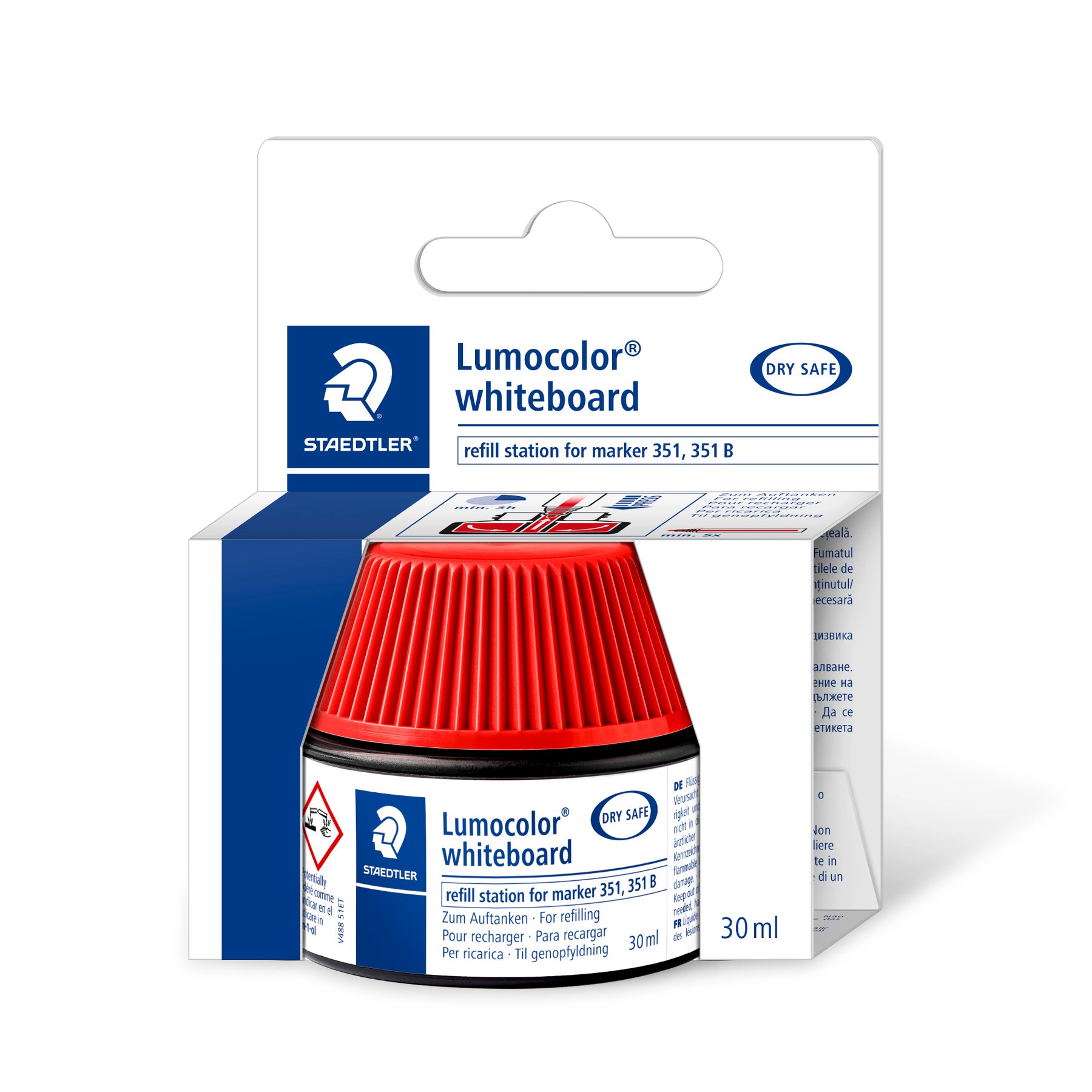 STAEDTLER Lumocolor whiteboard marker, confezione da 8, punta tonda
