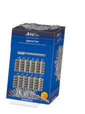 Expositor de mostrador con 60 pigment liner negros en diferentes grosores de trazo (0,05, 0,1, 0,2, 0,3, 0,4, 0,5, 0,6, 0,7, 0,8, 1,0, 1,2, 0,3-2,0)