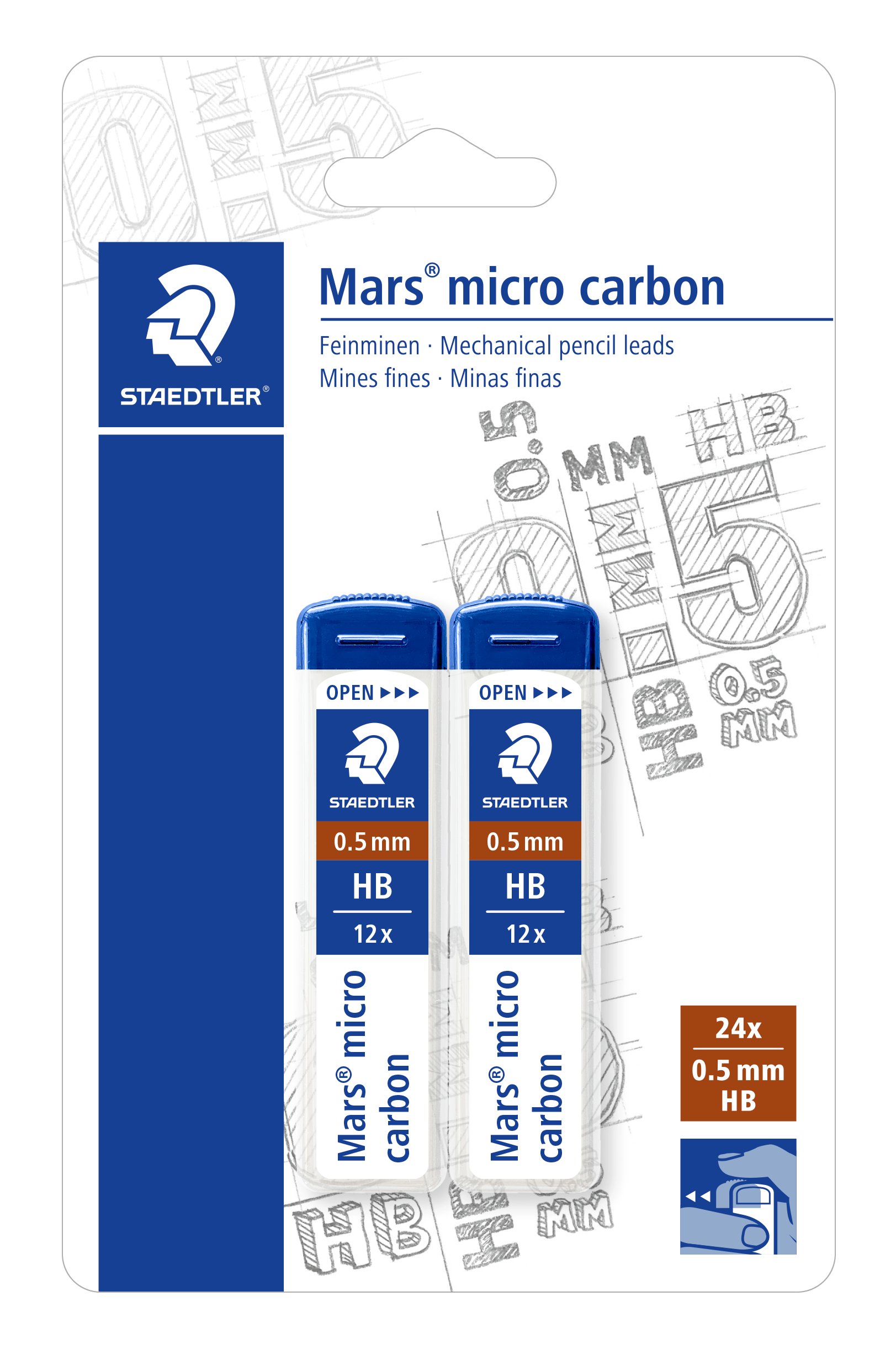 Mars® micro carbon 250 - Mine für Druckbleistift