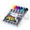 STAEDTLER box "Lumocolor ART" containing 6 Lumocolor permanent marker in assorted colours